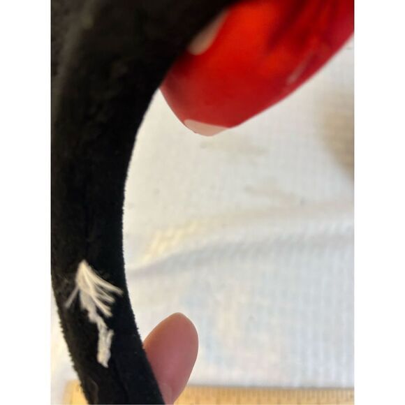 2 Disney Minnie Mouse Plush Ears red dots lot - Picture 3 of 5